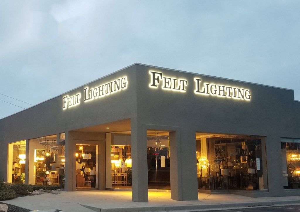 Illuminated address numbers Modern Lights 3-5